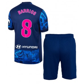 Atletico Madrid Pablo Barrios #8 Replica Third Stadium Kit for Kids 2024-25 Short Sleeve (+ pants)